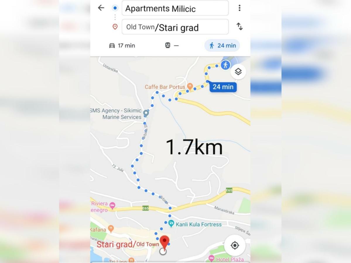 Apartments Milicic Herceg Novi Eksteriør bilde
